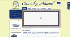 Desktop Screenshot of ceramikamillena.pl