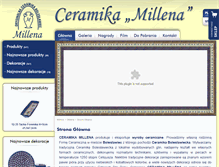 Tablet Screenshot of ceramikamillena.pl